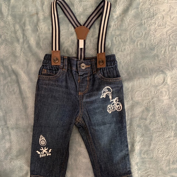 Two piece jean with long sleeve plaid shirt - Picture 5 of 5